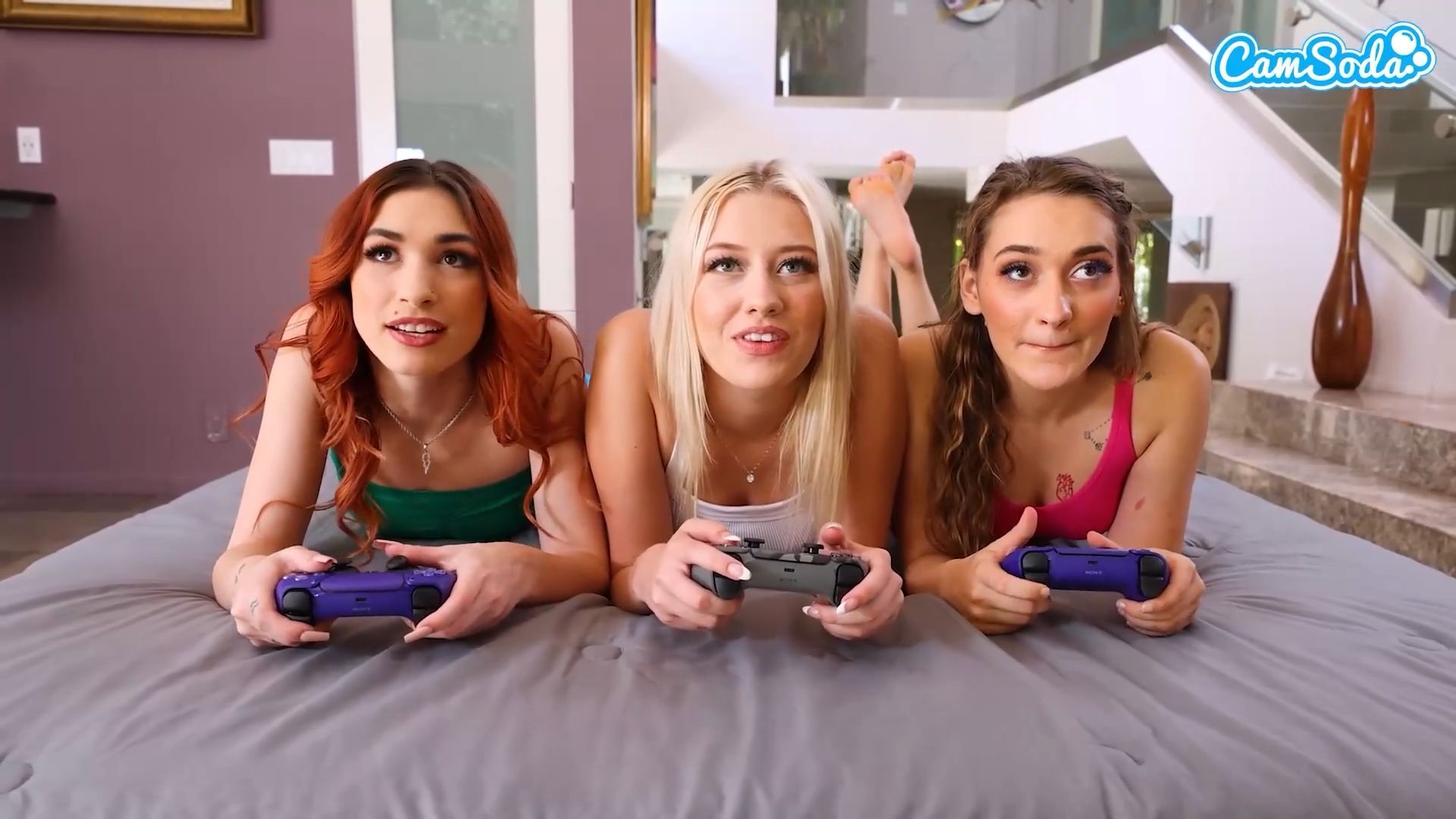 Free use my step sister Skyler Storm XO took my Ps5 so I fucked her and her best friends Delilahday and Sera Ryder