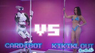 Sex robot vs KIKI KLOUT human twerk dirty talk and orgasm contest thumbnail 1